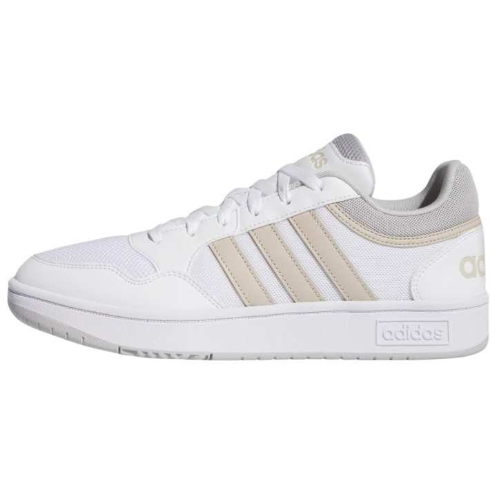 Adidas Adidas Hoops 3.0 SUMMER Cushioning, Wear Resistant Low top Skateboard Shoes Men's White Gold