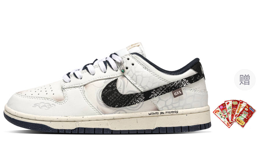 Nike Nike Dunk Slip Resistant Abrasion Resistant Slip Resistant Abrasion Resistant Low top Skateboard Shoes Women's White