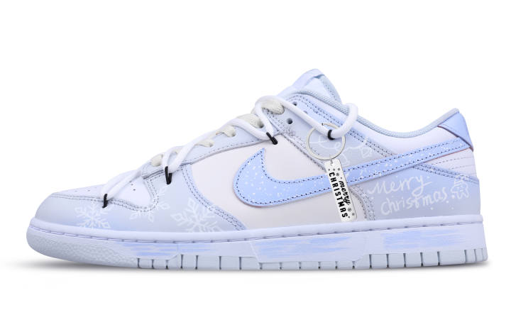 Nike Nike Dunk Slip Resistant Abrasion Resistant Balance Low top Skateboard Shoes Unisex Blue