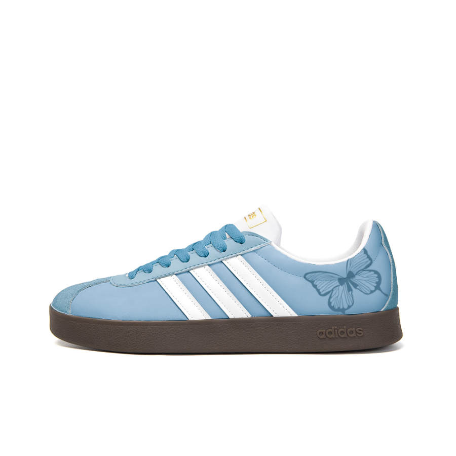 Adidas Neo VL Court 2.0 Slip Resistant Abrasion Resistant Low top Skateboard Shoes Unisex Blue White