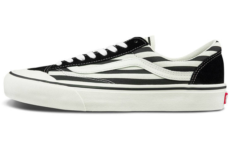 Vans Style 36 Canvas Abrasion Resistant Breathable Low top Skateboard Shoes Unisex Black White
