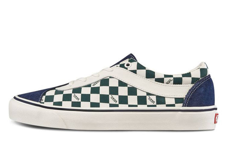Vans Bold Ni Green White 'Dress Blues Trekking Green'