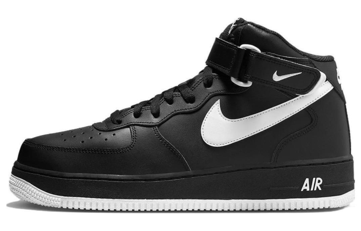 Nike Nike Air Force 1 Mid '07 Black White Sole