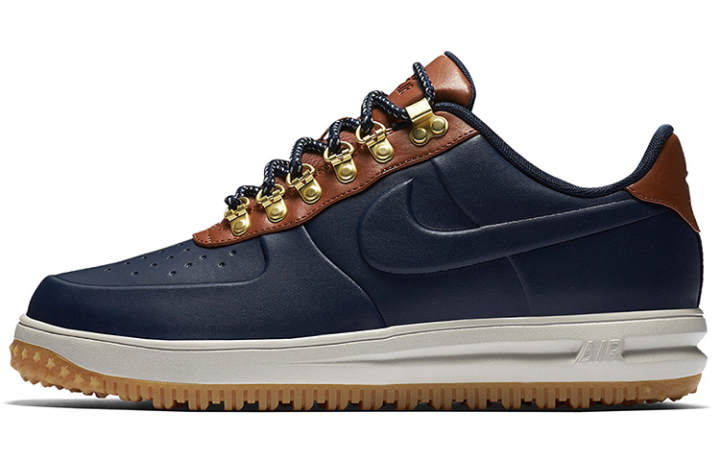 Nike Nike Lunar Force 1 Duckboot Low Obsidian Saddle Brown