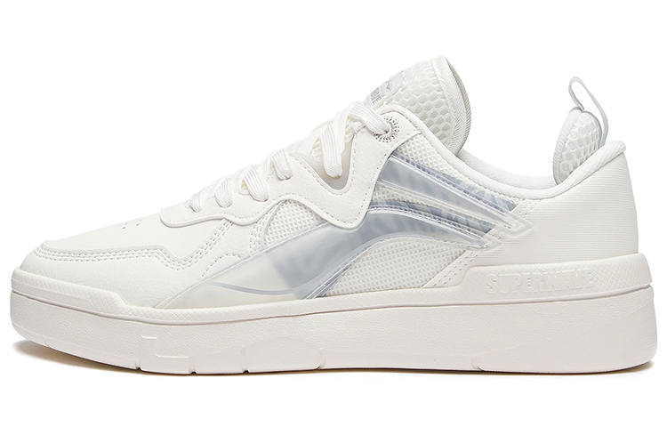 Li-Ning Li Ning Wave LITE Classic Low top Skateboard Shoes Women's White Gray