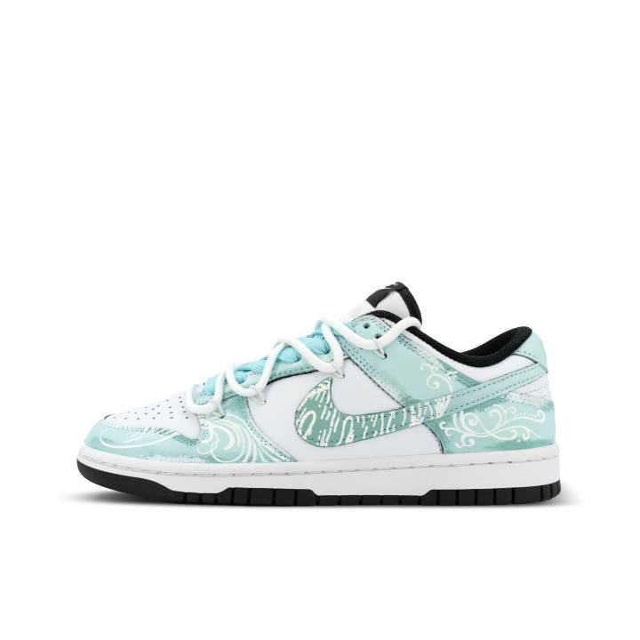 Nike Nike Dunk Gorilla Jiedian XJDD Wind Forest Low top Skateboard Shoes Unisex White Green
