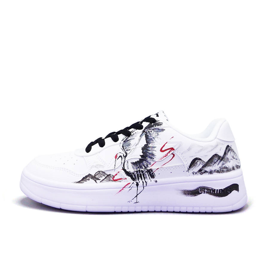 Li-Ning Li Ning Floating Boat Balance Lightweight Breathable Low top Skateboard Shoes Unisex White