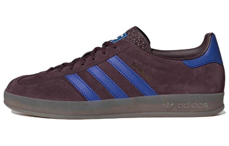 Adidas Originals Adidas Gazelle Indoor Shadow Maroon Semi Lucid Blue