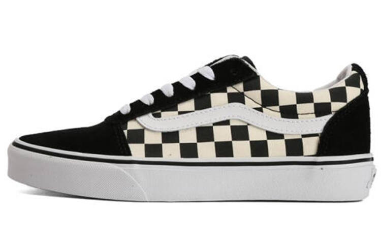 Vans Ward Abrasion Resistant Low top Skateboard Shoes Women's Black White
