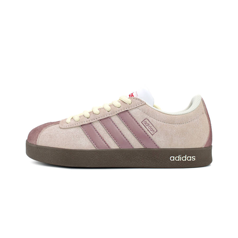 Adidas Adidas VL COURT 2.0 Cappuccino Wear resistant And Lightweight Low top Skateboard Shoes Unisex Pastel Pink
