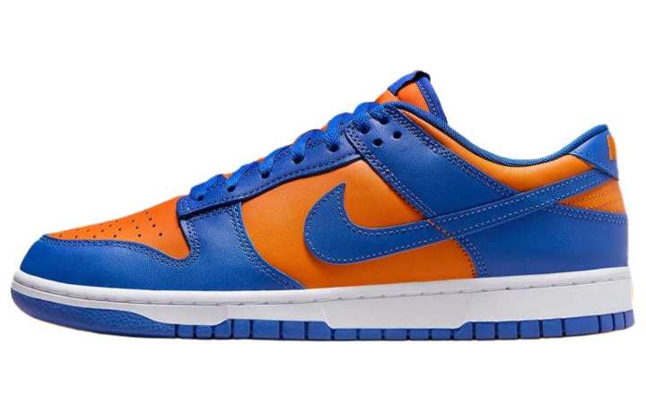 Nike Nike Dunk Low top Skateboard Shoes Men's Blue Orange