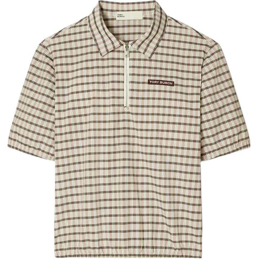 TORY BURCH Polo Shirts Women's Polo Collar Moderate Straight Fit