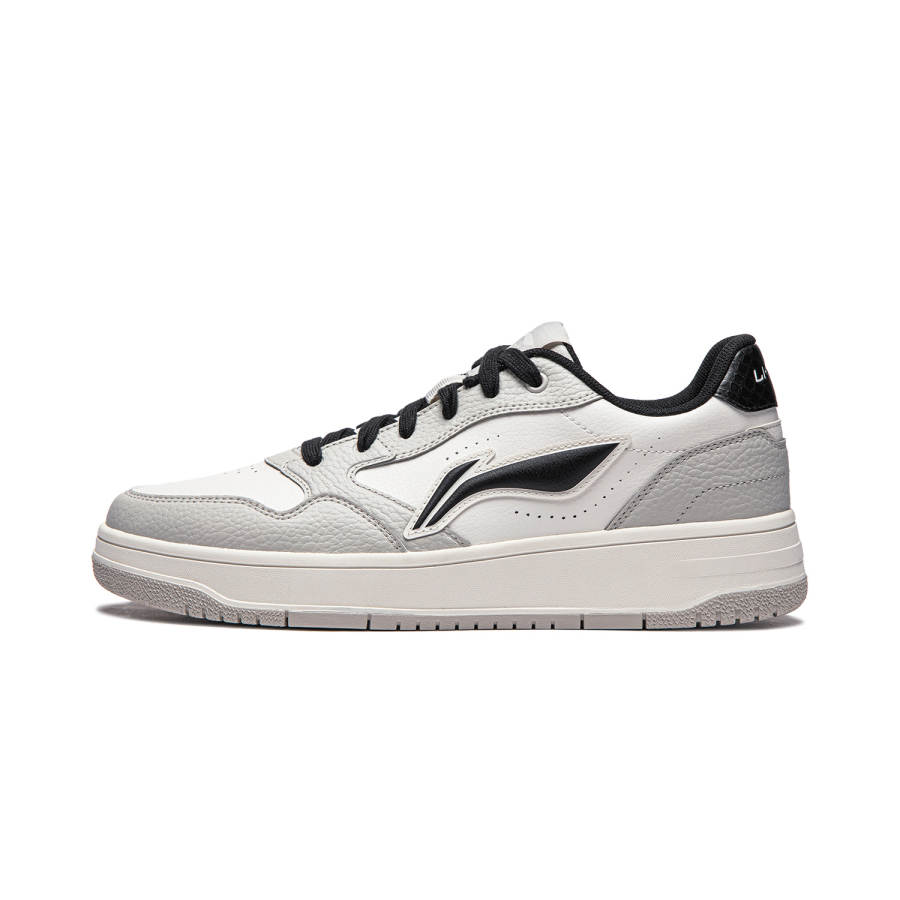 Li-Ning Li Ning Tianji Soft Low top Skateboard Shoes Men's White Gray Black