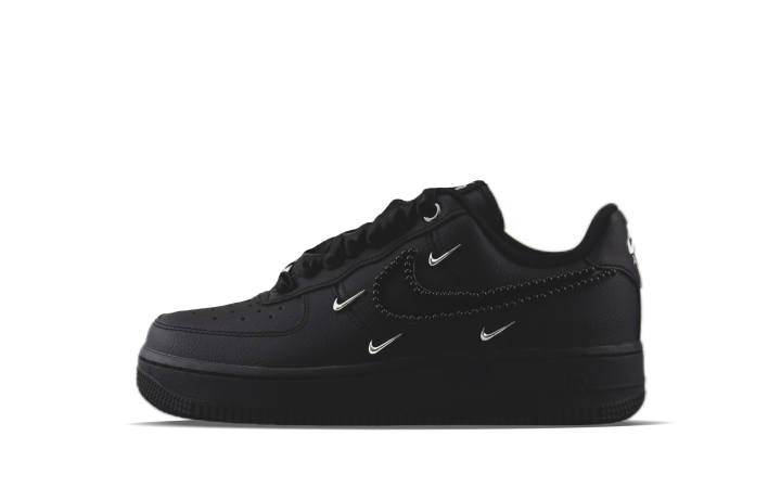 Nike Nike Air Force 1 Abrasion Resistant Low top Skateboard Shoes Women's Black