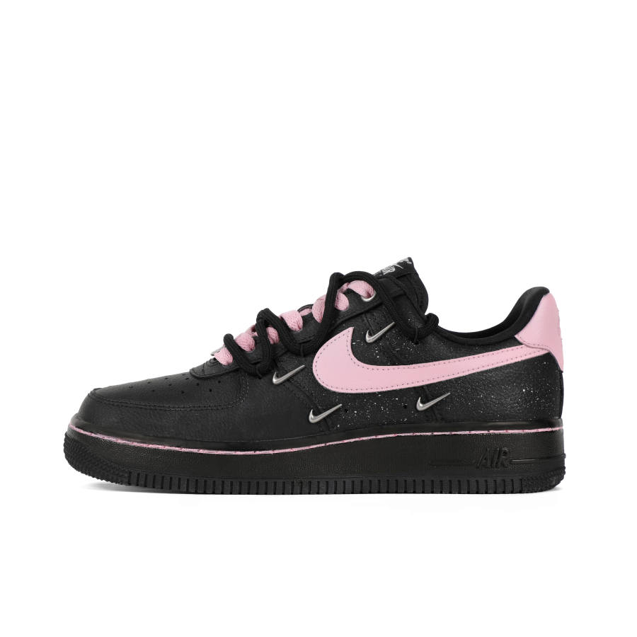 Nike Nike Air Force 1 Slip Resistant, Abrasion Resistant, Lightweight Low top Skateboard Shoes Women's Black Pink