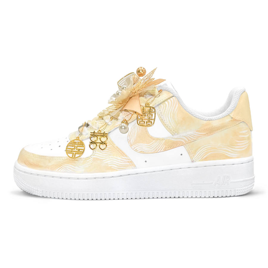 Nike Nike Air Force 1 Gilded Floral, First Culture Slip Resistant Abrasion Resistant Balance