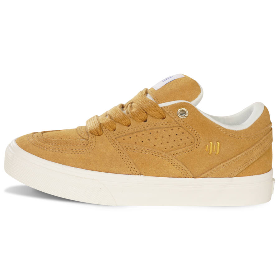 Ollieskate Cushioning Abrasion Resistant Balance Low top Skateboard Shoes Unisex Khaki