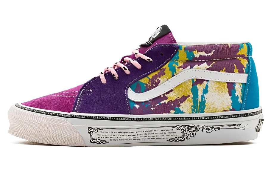 Vans Sk8 Aries x Sk8 Og Vans-Mid Lx 'Weed Bright'