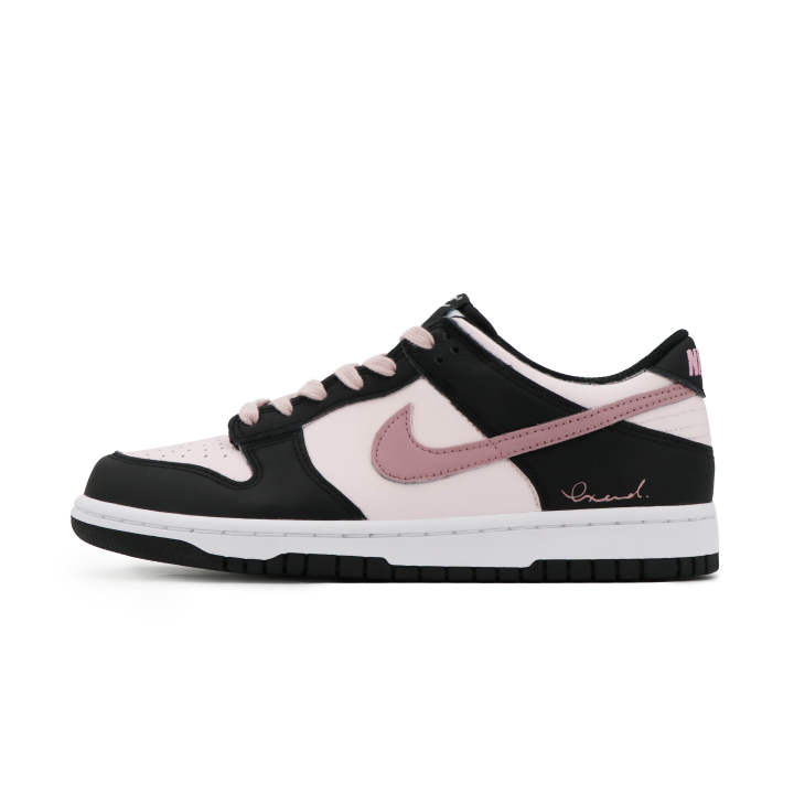 Nike Nike Dunk Low top Skateboard Shoes Women's Black Pink