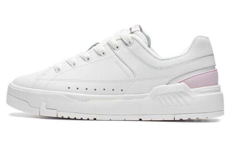 Li-Ning Li Ning COMMON 70s Slip Resistant Abrasion Resistant Low top Skateboard Shoes Women's White Pink