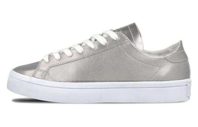 Adidas Adidas Courtvantage Breathable And Lightweight Skateboard Shoes Women's Silver
