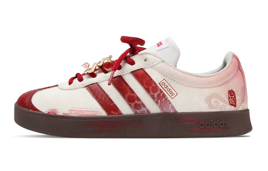 Adidas Adidas VL COURT 2.0 CNY New Year Of The Snake Slip Resistant Abrasion Resistant Low top Skateboard Shoes Unisex