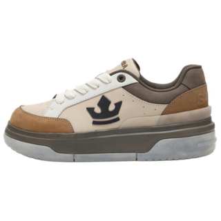 SUPRA Slip Resistant Low top Skateboard Shoes Unisex Brown
