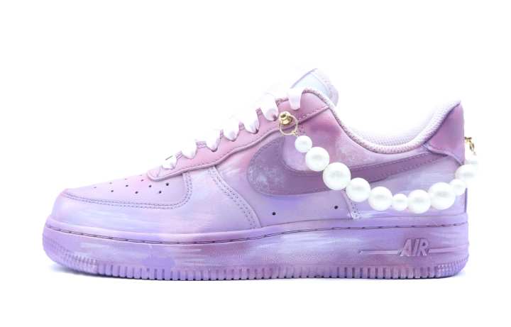 Nike Nike Air Force 1 Lavender Skateboard Shoes Women's Pink Purple