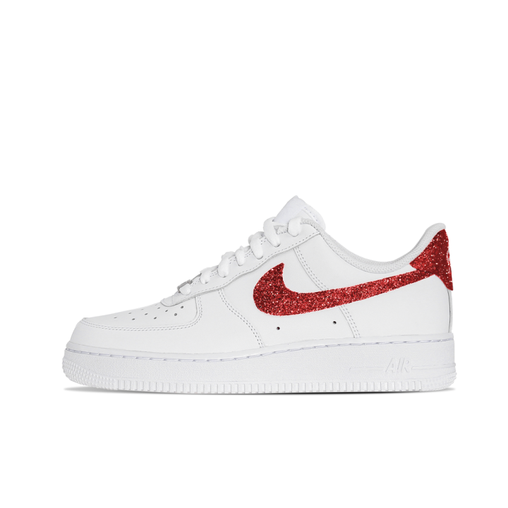 Nike Nike Air Force 1 Slip Resistant Low top Skateboard Shoes Unisex Red White