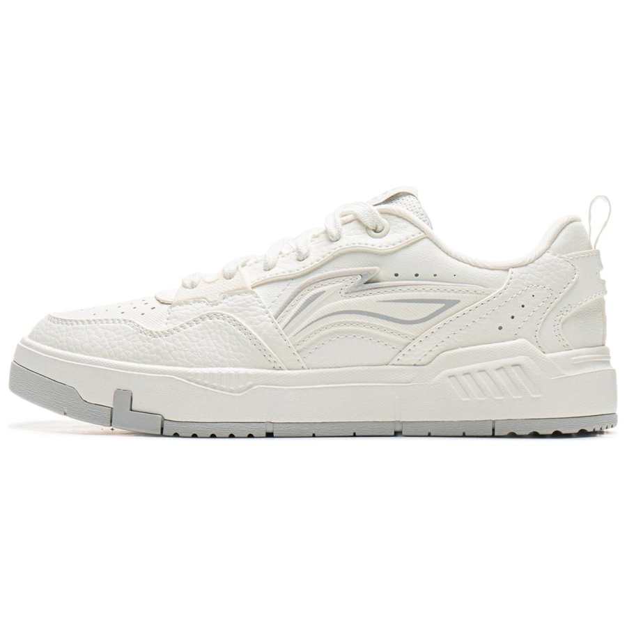 Li-Ning Li Ning Original Era Slip Resistant, Abrasion Resistant, Lightweight, Breathable Low top Skateboard Shoes Women's Ivory