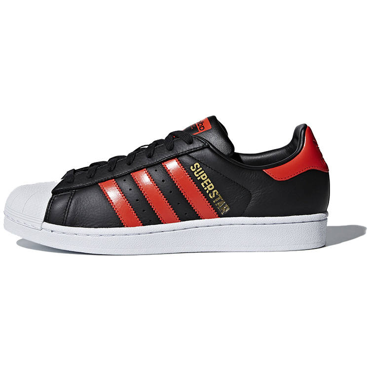 Adidas Originals Adidas Superstar 'Black Bold Orange'