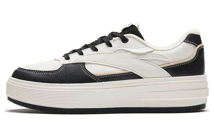 Anta Comfortable Cushioning, Wear Resistant Low top Skateboard Shoes Women's White Black