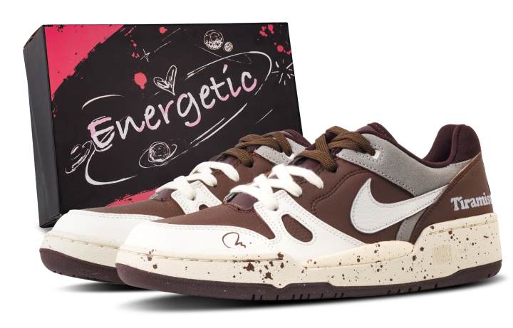 Nike Nike Full Force Tiramisu Abrasion Resistant Low top Skateboard Shoes Men's White Brown