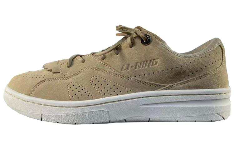 Li-Ning Li Ning Slip Resistant Abrasion Resistant Low top Skateboard Shoes Men's Brown