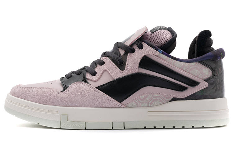 Li-Ning Li Ning Wave Pro Slip Resistant, Abrasion Resistant, Lightweight Low top Skateboard Shoes Women's Black Pink