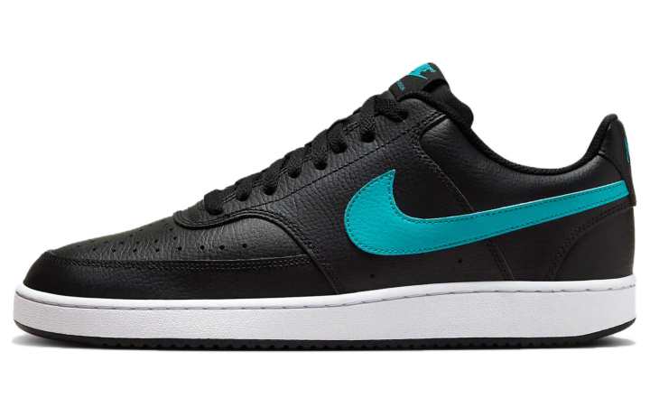 Nike Nike Court Vision Low Comfortable Slip Resistant Cushioning Low top Skateboard Shoes Men's Black Blue