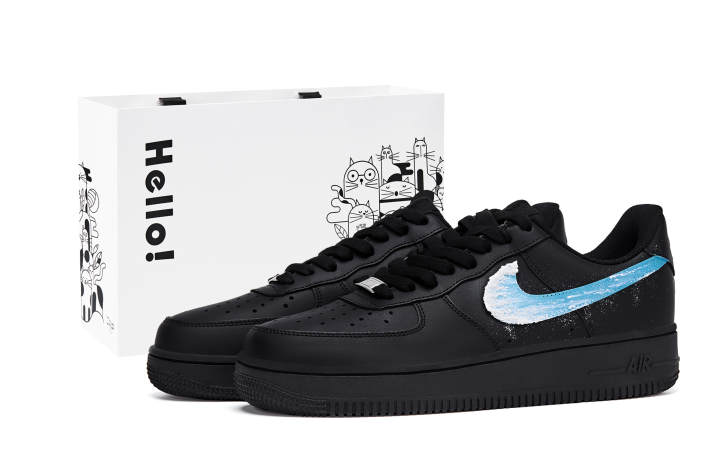 Nike Nike Air Force 1 Skateboard Shoes Unisex Black