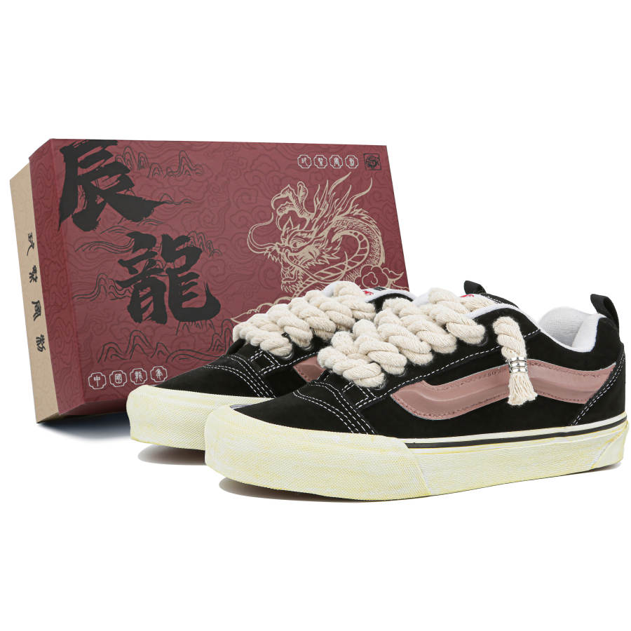 Vans Knu Skool Low top Skateboard Shoes Unisex Black