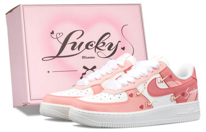 Nike Nike Air Force 1 Heartbeat Signal Slip Resistant Abrasion Resistant Slip Resistant Abrasion Resistant Low top