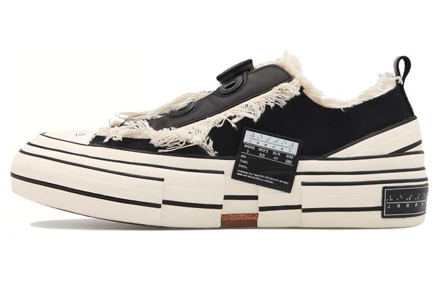 XVESSEL x Yohji Yamamoto G.O.P. Lows Street Individual Design Deconstruction Patchwork Low top Skateboard Shoes Unisex