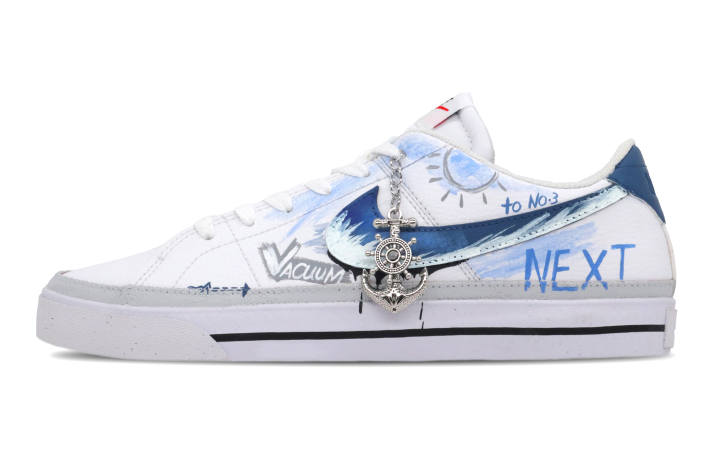 Nike Nike Court Legacy Nautical Journal Slip Resistant Abrasion Resistant Slip Resistant Abrasion Resistant Low top