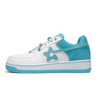 RIPSTAR Synthetic Leather Slip Resistant Abrasion Resistant Low top Skateboard Shoes Unisex Mint Smoothie