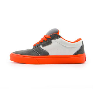 VXDT Suede Abrasion Resistant Slip Resistant Low top Skateboard Shoes Unisex Gray