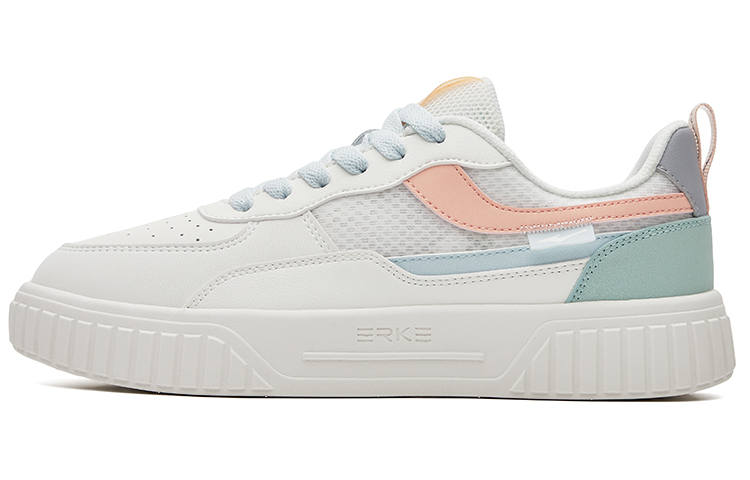 Erke Jade Dew Comfortable Breathable Low top Skateboard Shoes Women's Fair Skin With Pink Undertone
