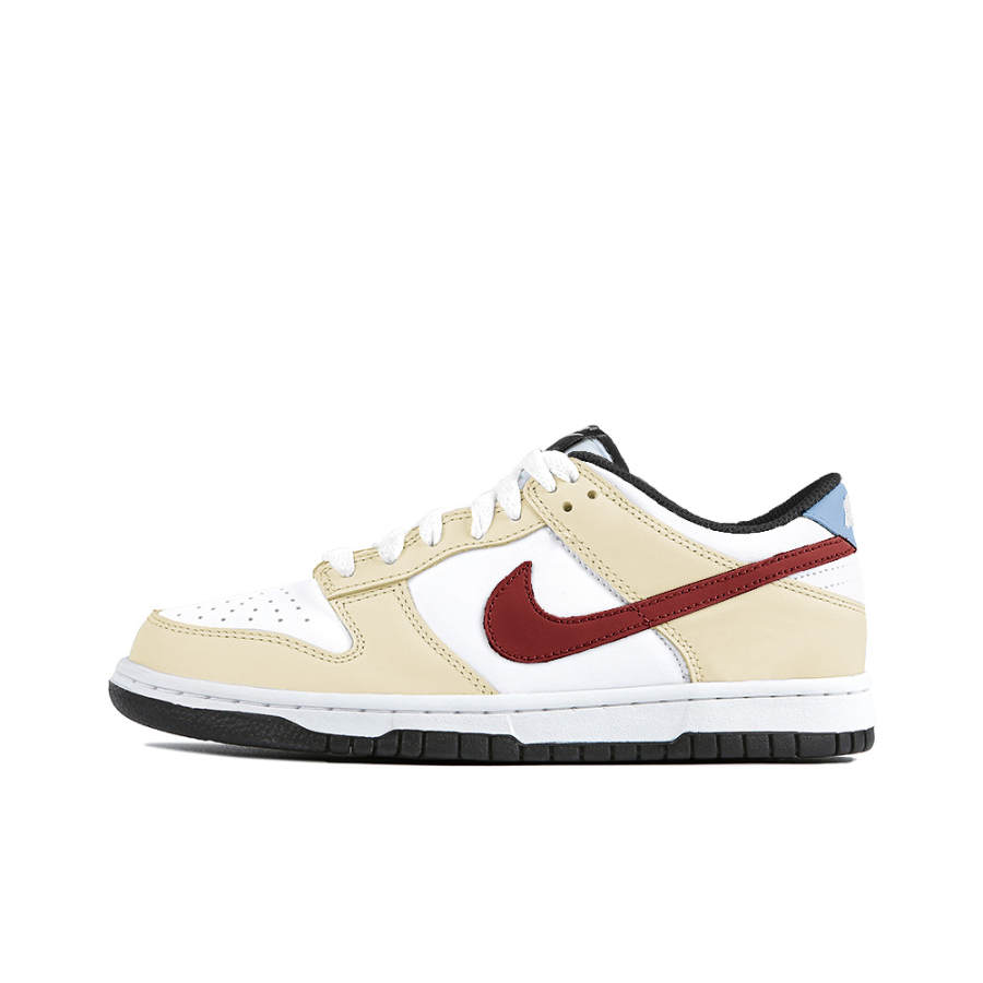 Nike Nike Dunk Desert Island, Amber Leather Cushioning, Wear Resistant Low top Skateboard Shoes GS Yellow