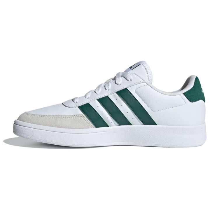 Adidas Adidas BREAKNET 2.0 Non slip Lightweight Low top Skateboard Shoes Men's White Gray Green