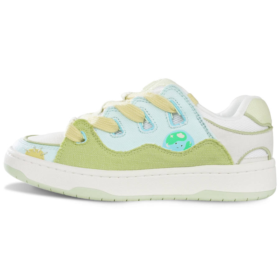 Ollieskate Skateboard Shoes Unisex Green Blue Multicolor