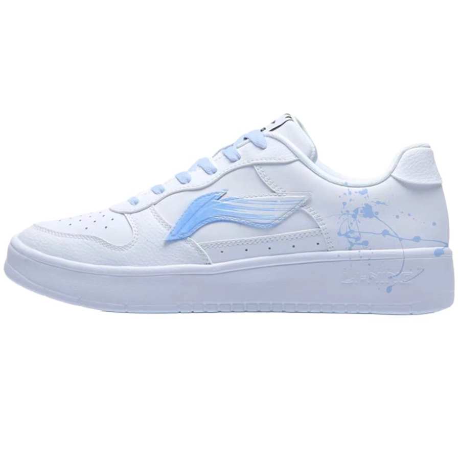 Li-Ning Li Ning Floating Boat Abrasion Resistant Breathable Low top Skateboard Shoes Men's White