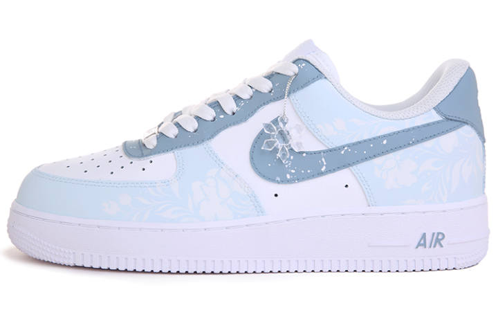 Nike Nike Air Force 1 Skateboard Shoes Men's Low Top Blue/White