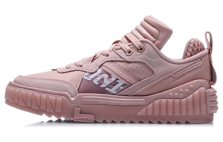 Li-Ning Li Ning 001 Unblock Synthetic Leather, TPU Slip Resistant, Abrasion Resistant, Lightweight Low top Skateboard Shoes